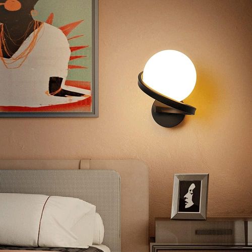 product_image_name-Generic-Lampe murale en verre à LED, lampe murale de chevet de chambre, éclairage de couloir-2