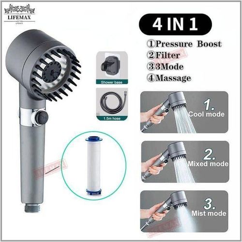 product_image_name-Generic-dotteur 4 en 1 pommeau de douche - haute pression et purification de l'eau-1