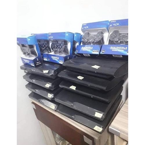 product_image_name-Sony-PlayStation 3 Ultra slim - 500Gb - craquée - 2 manettes -3