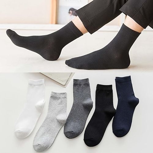 product_image_name-Fashion-03 paires de chaussettes unies pour hommes-1