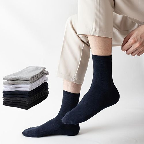 product_image_name-Fashion-03 paires de chaussettes unies pour hommes-2