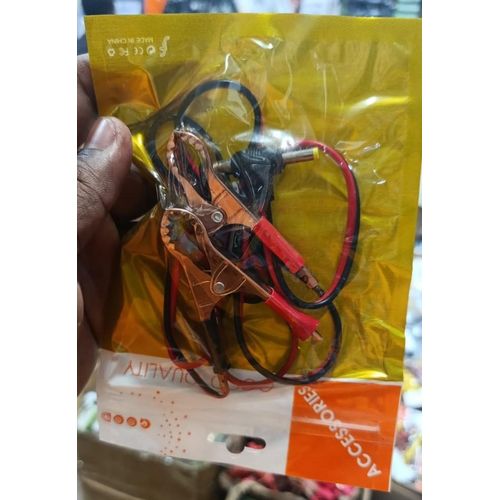 Generic Câble d'Alimentation 12V Pinces Crocodile vers Fiche DC Jack - image 2