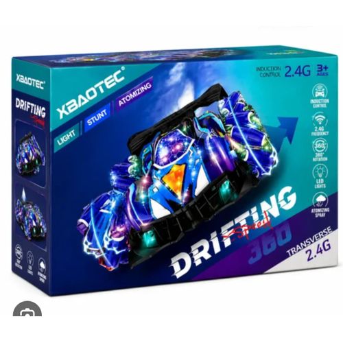 Generic Voiture télécommandée cascade drift 360° avec lumières LED et système brumisation - image 3