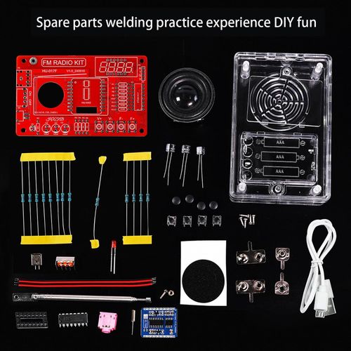 product_image_name-Generic-1 kit d'assemblage de radio FM avec affichage LED et kit d'entraînement à la soudure-2