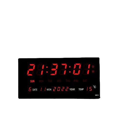 product_image_name-Generic-Réveil Numérique LED avec Affichage de l'Heure, Date, Température - Design Moderne et Fonctionnel pour Votre Chambre-5