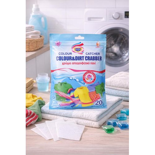 product_image_name-Generic-Lingettes Anti-Transfert de Couleur – Colour & Dirt Grabber (20 feuilles)-2