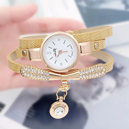 Montre Femme Watch Women Luxury Lady Temperament Watches Bracelet 3 Pcs Set  Chain Wristwatch Birthday Clock Relogio Feminino