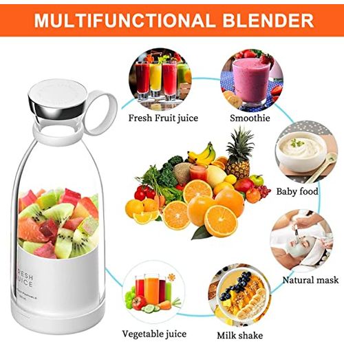 Generic Blender Portable ,Mixeur Portable Pour Smoothies, Avec USB