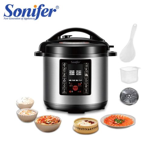 product_image_name-Sonifer-Cuisinière Electrique à Pression Multifonctionnelle  SF-4031, 220V, Grande Capacité, 6 Litres, Ecran numérique Et Tactile -5