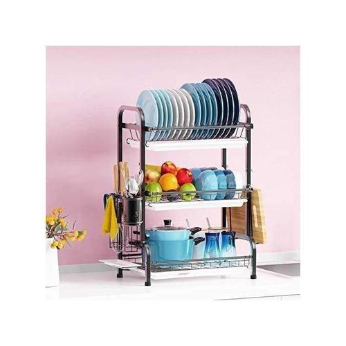 Generic Partagez ce produit    Chic Égouttoirs à vaisselle Double compartimen - image 2
