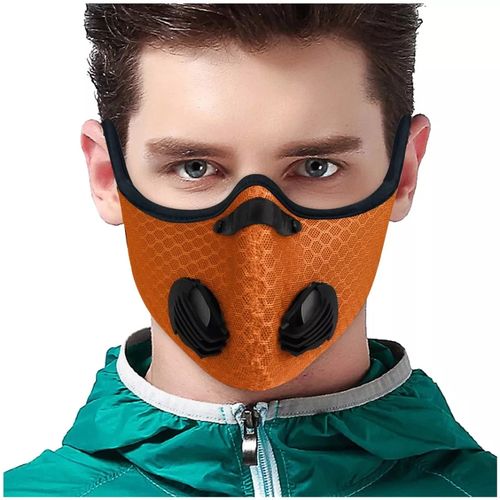 Masque Cache Nez Réutilisable Orange STHEK - Prix pas cher