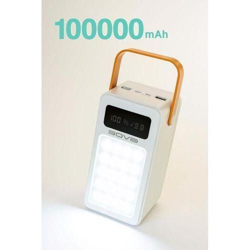 product_image_name-Generic-Power Bank 100000 mAh avec Lampe LED – Grande Capacité & Éclairage Intégré-1