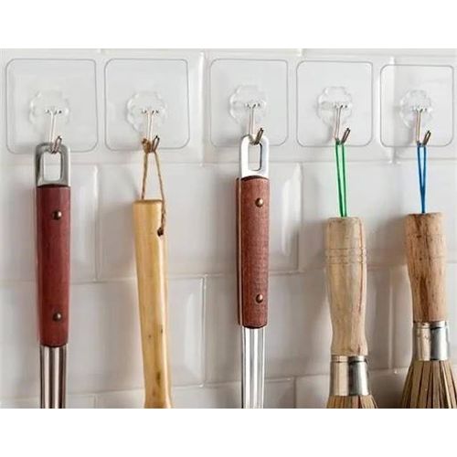 product_image_name-Generic-Lot De 25 Supports Adhésifs Autocollant Avec Crochet Mural-2