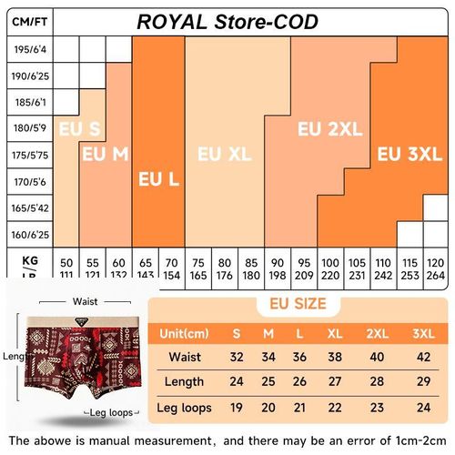 product_image_name-ASHION-Tailles UE Caleçons Boxers en Coton pour Hommes 3-Pack - Respirants, Confortables, Durables, Ajustement Parfait-2