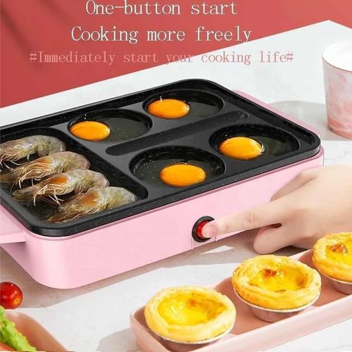 product_image_name-Generic-Plaque de Cuisson Divisée Happy E - Revêtement Antiadhésif - Format Compact-3