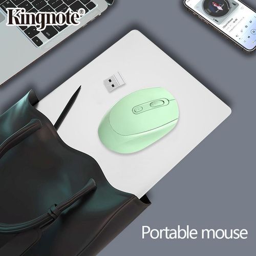 Generic Maus sans fil rechargeable 2,4 GHz Bluetooth, 2 modes – Vert - image 6