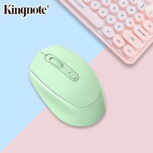 Generic Maus sans fil rechargeable 2,4 GHz Bluetooth, 2 modes – Vert - image 7