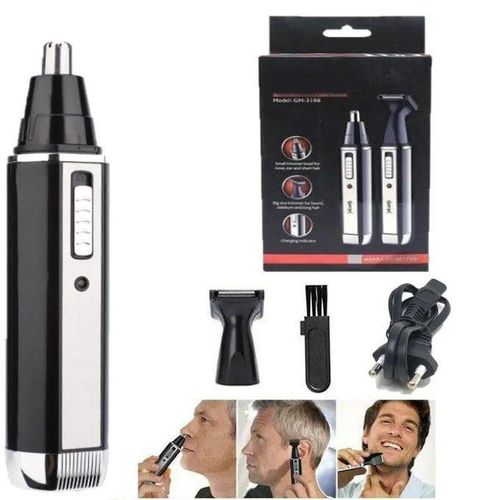 product_image_name-Generic-Geemy Tondeuse à moustache et à barbe professionnelle 2 en 1 pour homme, appareil électrique sans fil à piles. Tondeuse à barbe et à moustache. FFF-1