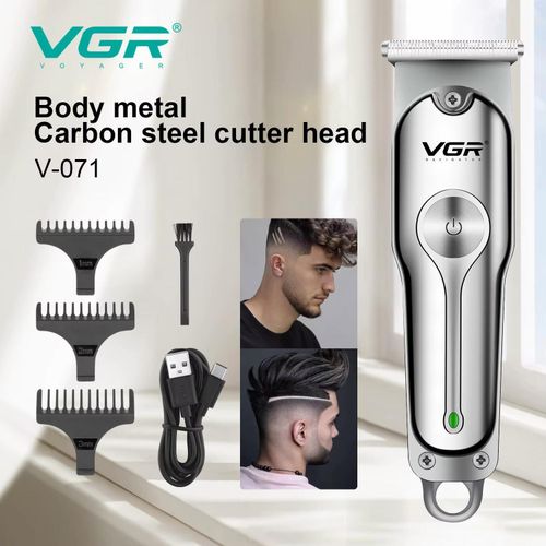 VGR Tondeuse Professionnelle – Précision Extrême – Rechargeable USB – Sans Fil - image 2