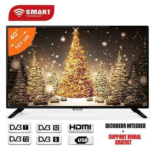 SMART TECHNOLOGY TV LED - 40 Pouces-Full HD - Décodeur Intégré