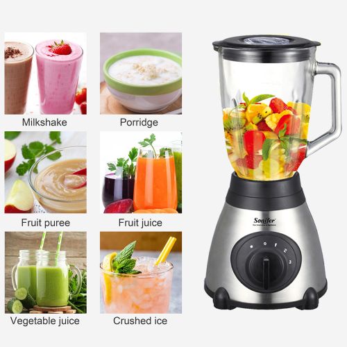 product_image_name-Sonifer-Mixeur 2-en-1 SF-8006 - 400W - Système 8 Lames Inox - Bol 1.5L-3