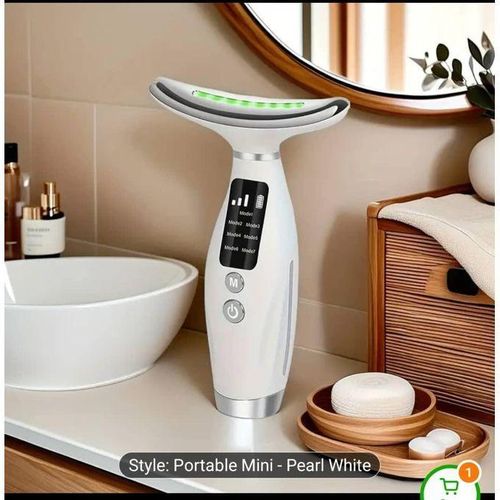 product_image_name-Generic-Appareil de beauté visage et cou avec 7 lumières LED de couleurs, massage par vibration, amélioration des rides du cou, 7 modes, 3 niveaux-2