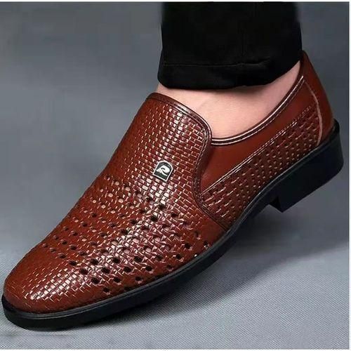 Fashion Leather Shoes Men s Formal Shoes With Soft Soles Sandals