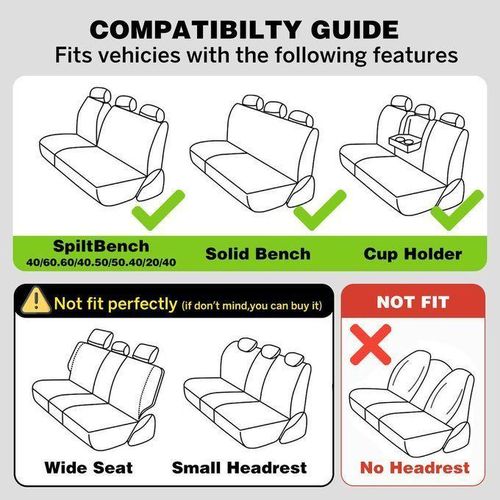 product_image_name-Generic-Housses De Siège De Voiture Universelles En Simili Cuir-bleu-9 Pièce-8