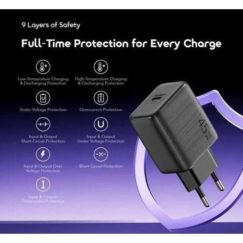 Oraimo Chargeur Rapide 45W PowerGaN 451 - ultra Rapide 45W - Type C - image 2