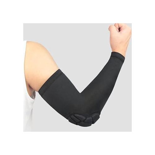 Generic Coussinet de compression alvéolé pour coude, manchon de bras, sport, taille unique - image 3