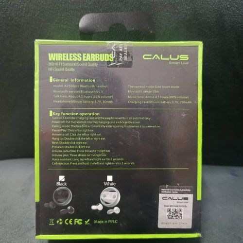 CALUS Ecouteur Bluetooth Sans Fil Smart Puissant - image 2