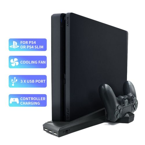 Generic Pour Support Vertical Mince PS4 / PS4 Avec Chargeur De