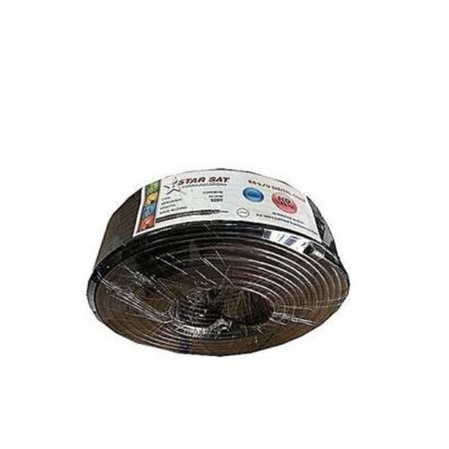 Star Sat Câble COAXIAL RG6 - Noir STAR SAT 100 M