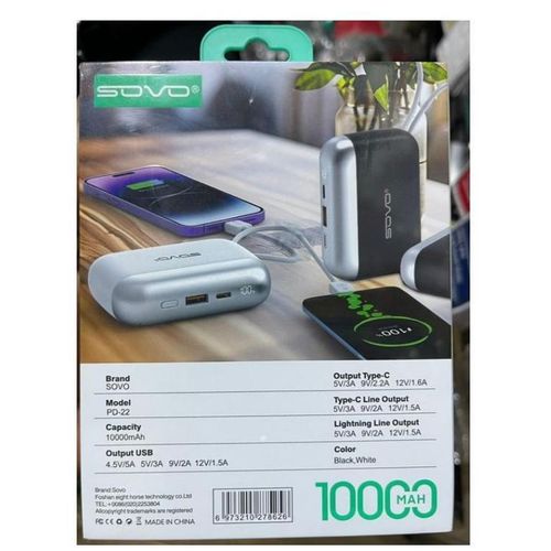 Generic Power Bank SOVO 10000 mAh – Charge Rapide & Pratique - image 4