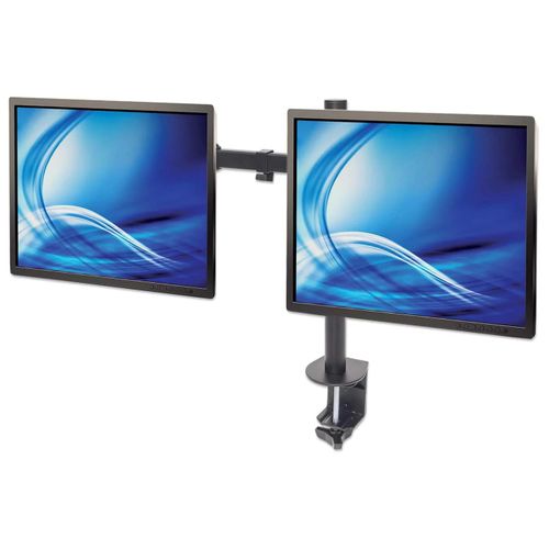 ANTHO Support Double Écran Réglable - Pour écran  10" à 32" – Rotation 360° & Inclinaison Ajustable - VESA - image 3