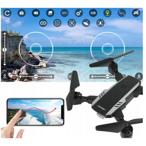 Generic Drone pliable intelligent double caméra SKY Hunter D19HW - image 4
