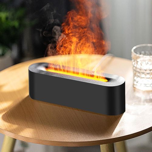 product_image_name-Generic-Flamme Diffuseur d'huiles essentielles, 7 lumières de couleur, diffuseur d'aromathérapie, diffuseurs d'huile, humidificateur d'air, diffuseurs d'arômes pour la maison, la chambre, le bureau,-1