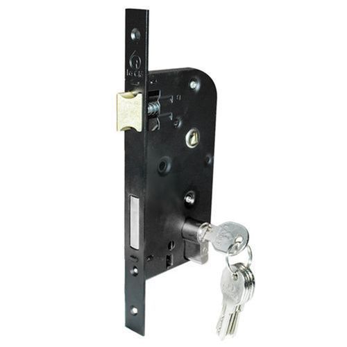 product_image_name-Generic-Ensemble Poignée De Porte + Serrure Encastrable De Serrure Avec 5 Clés-5