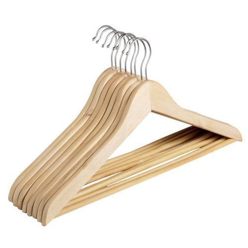 Generic Ceintre En Bois Lot De 6pcs - Prix pas cher