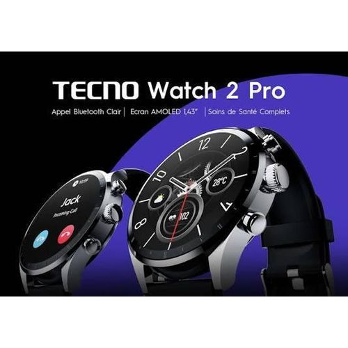 Tecno MONTRE CONNECTÉE – WATCH PRO 2 - NOIR - image 3