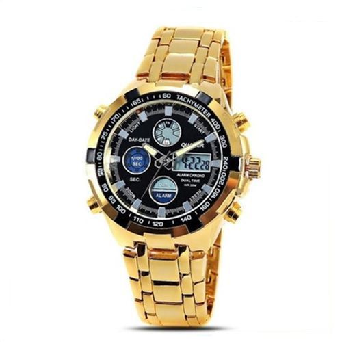 Half digital shop half analog watch