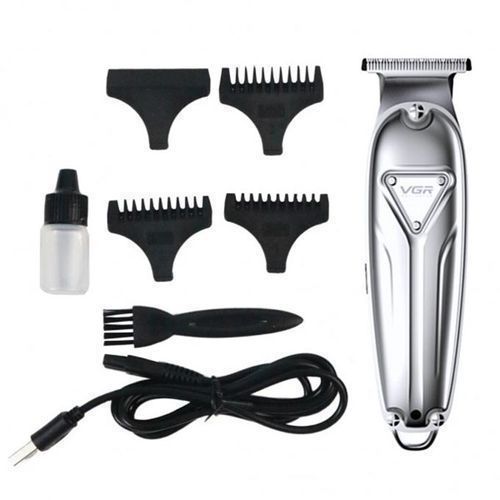 Generic Tondeuse À Cheveux Professionnel Rechargeable  VGR V-056 - Gris - image 2