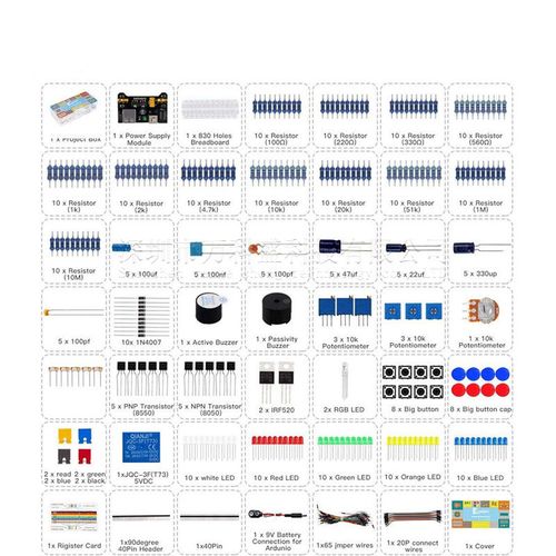 Generic Kit électronique débutant Uno - Prix pas cher