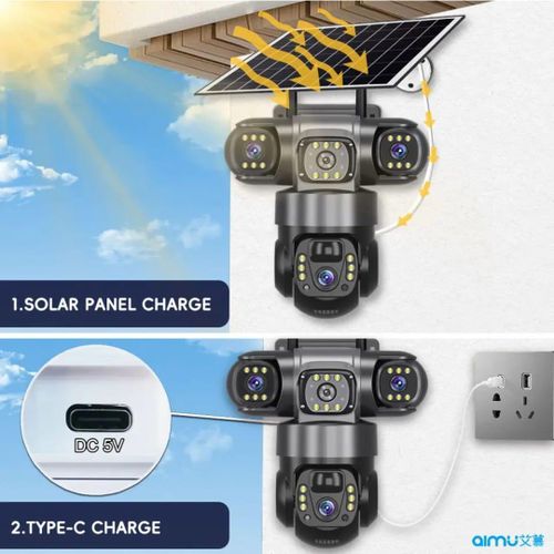 Generic CAMÉRA SURVEILLANCE SOLAIRE 4G CALLUS VC21-4G - image 7
