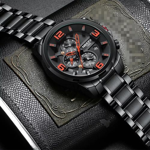 product_image_name-Nibosi-Montre Homme De Luxe à Quartz, Chronographe Analogique-2