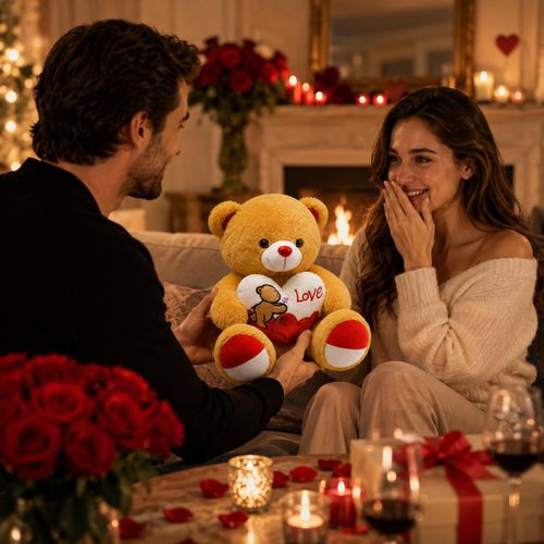Generic Peluche Ourson “Love” – 60 cm - image 3