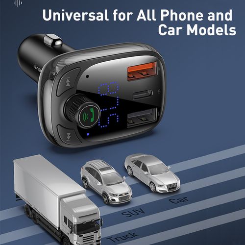 Transmetteurs FM sans fil Bluetooth 5.0 Qumox 3 EN 1 Kit main libre voiture  avec câble de charge pour iPhone Android - Cdiscount Auto