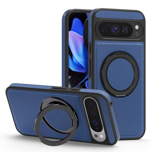 product_image_name-Google-Coque de protection luxueux avec support rotatif à 360° pour Pixel 9 Pro - Bleu-1