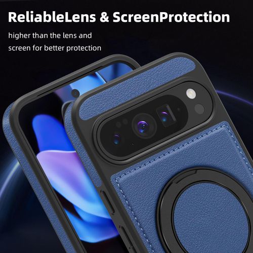product_image_name-Google-Coque de protection luxueux avec support rotatif à 360° pour Pixel 9 Pro - Bleu-3