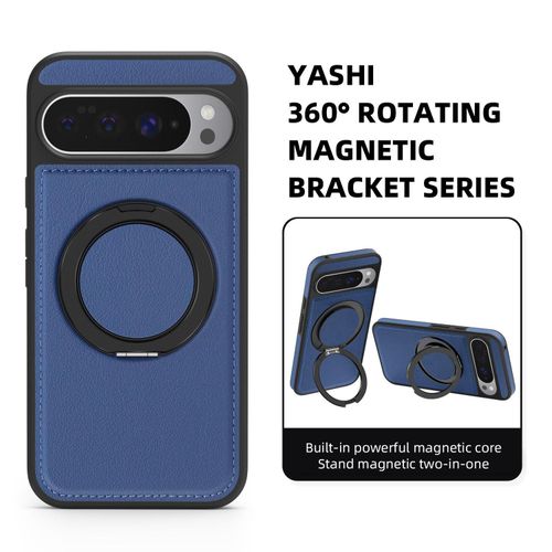 product_image_name-Google-Coque de protection luxueux avec support rotatif à 360° pour Pixel 9 Pro - Bleu-4